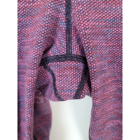 Lululemon Womens Leggings Pink Blue Spacedye Crop Leggings Size Small - Picture 4 of 8